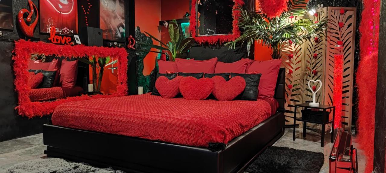 גרנובל Loft Romantique Hammam Spa Privatif Playroom חדר תמונה